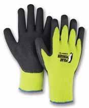 L only. 3374C 12 gauntlet. L only. 3374 PVC fluorescent orange, foam lined, with sand finish for added wet grip, 12 long. L only. 3375 Mitten, smooth finish, 12 gauntlet.
