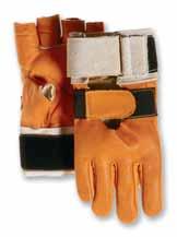 M-L 1904 ingerless. M-L 1900 / 1901 Heavy top grain leather shock-absorbing glove.