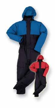 maximum comfort. 74990NB Navy Blue/Royal Blue. S-3 74990NR Navy Blue/Red. S-3 Waterproof 74964 Coverall Traditional coverall made with lightweight, flexible lexothane. Attached hood.