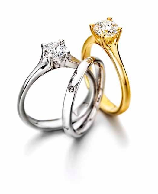 60 61 glamoureux Our engagement ring collection offers you