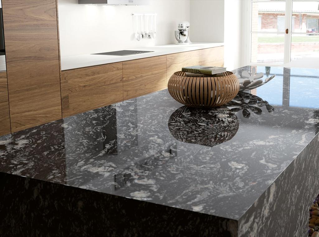 FINISHING THE EDGES AFTER PRODUCTION PRECAUTIONS WHEN USING AND HANDLING THE PRODUCT Once the edges of the countertop have been created they must be protected in the same manner as the rest of the