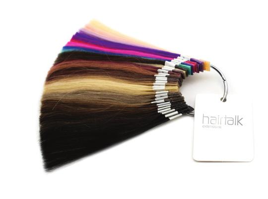 Two separate colors can be blended together to create an entirely unique shade. To perfectly match your guest s hair, please refer to the Application Reference Guide.