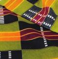 These kente fabric sashes/table runners are