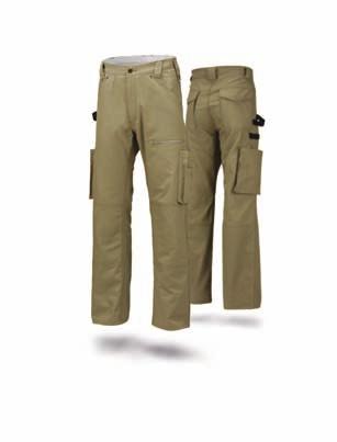 [15] 1915 combat work trousers new new colour Lightweight work trouser. Jetted front pockets. Cargo pockets without flaps. Two rear pockets with stud fastening.