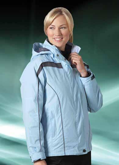 anti-pl fleece zip-out jacket Under placket security zippered pocket Shock