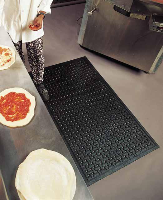 Item # 420 comfort flow mat Constructed of 100% Nitre rubber for grease and o