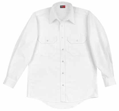 stays Center front placket with button closure Two button-through pockets (SP50/ SP60 Striped have open top pockets.
