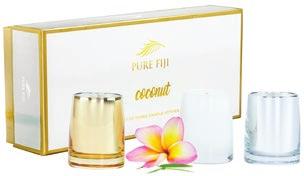 00 Available in Coconut, Guava and Coconut Lime Blossom Island Candle Trio PF417C - Wholesale $28.00 MSRP $56.