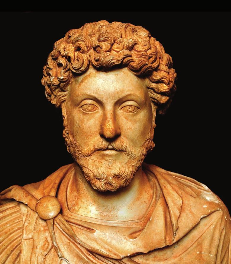 Marcus Aurelius s first love was philosophy, but he was forced to spend most of his reign fighting wars on the frontier.