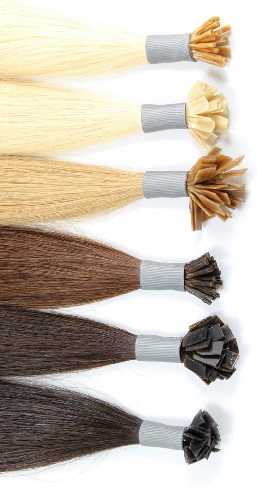 Our Hair Products Prebonded/Keratin Hair All strands or prebonded tips are used to add length or color to your existing hair.