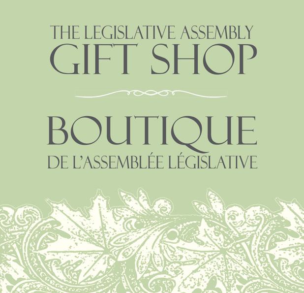 The Legislative Assembly Gift Shop is located in the lobby of the Ontario Legislative Building. Hours: Monday to Friday, 8:30 a.m. to 6:00 p.m. Open seven days a week from Victoria Day weekend to Labour Day.