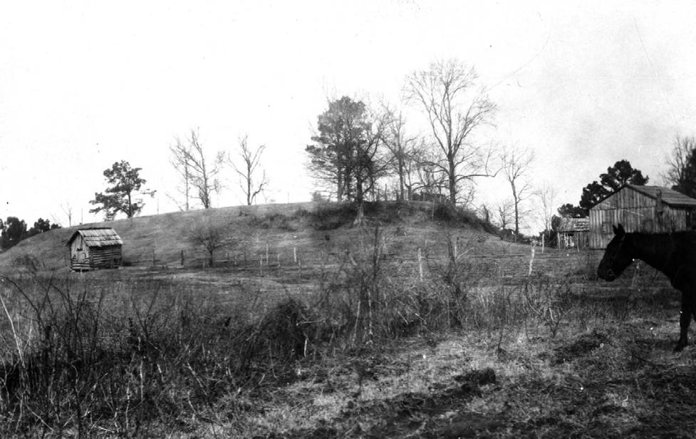 Figure 2.5. Mound A at the Feltus site, as photographed by Warren King Moorehead in 1924.