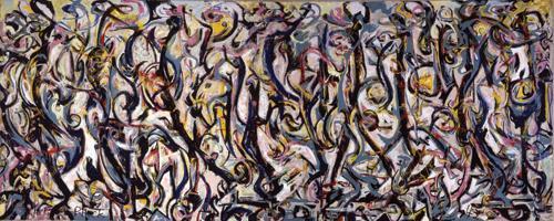 Jackson Pollock s Mural March 11 June 1, 2014 Mural, 1943. Jackson Pollock (American, 1912 1956). Oil on canvas. The University of Iowa Museum of Art, Gift of Peggy Guggenheim.