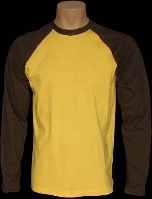 CRNF 1004 Classic Full Sleeve Tees Raglan Type: Classic Round Neck Colors: Sky Blue, White, Yellow, Mélange.