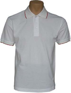 CPNH 1003 Half Sleeve Polo with Tipped Collar Type: Classic Polo- Neck Colors: White, Black, Yellow.