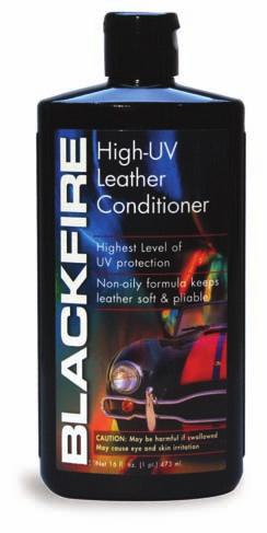 The highest UV protection available for leathers exposed to the sun. Heat, light, humidity and pollution can destroy the leather on your bike and in your convertible.