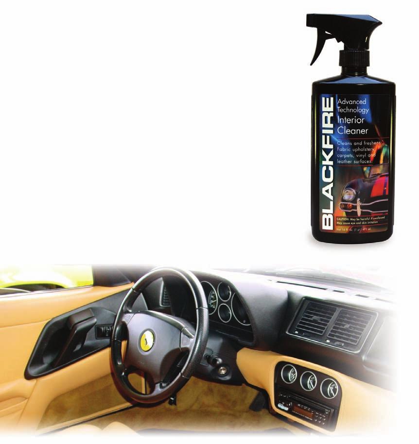 The only cleaner you need for all your car s interior surfaces! Automotive interiors are finished with leather, vinyl, wood, carpet, fabric, metal and plastic surfaces.