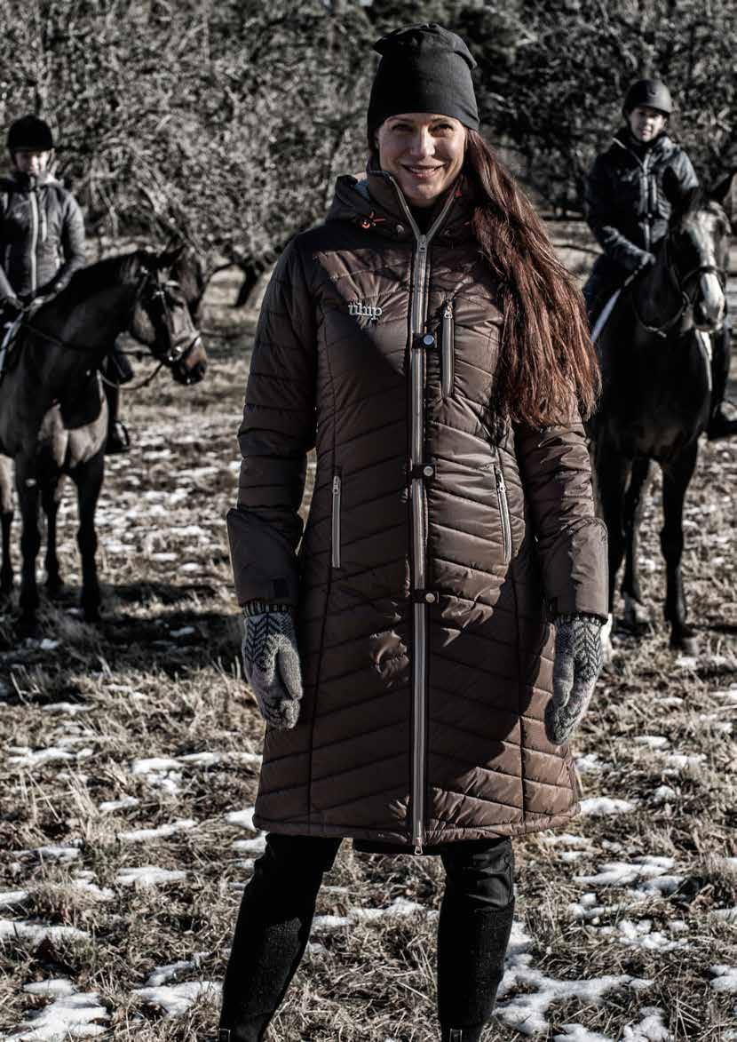 Alaska Series Combining warmth with featurs and material that enables your freedom of movement Coat Alaska 18119brown/navy/black Sizes: 34-46 A light weight, feminine shaped coat with superb thermal