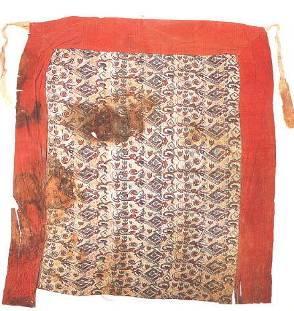 Kultura Historia Globalizacja Nr 22 Another textile (1st-3rd century AD), representing a face cover (Figure 5) excavated in Tomb 3 at Niya is an example of zhu yu because of the repeated pattern of