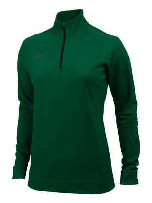 707448 v WMNS NIKE DRI-FIT 1/2 ZIP TOP $65.00 SIZES: XS, S, M, L, XL OFFER DATE: 10/01/15 END DATE: 10/01/18 1/2 zip long sleeve top in our Dri-FIT material for superior moisture wicking performance.