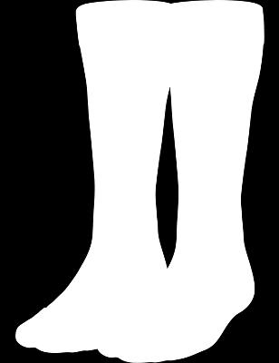 L sock = M 8-12 shoe size, W 10-13 shoe size; M sock = M 6-8 shoe size, W 6-10 shoe size.