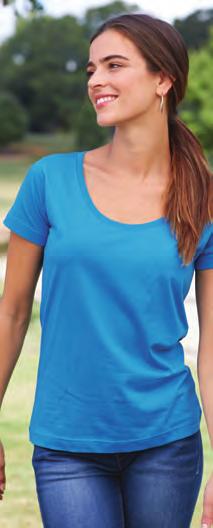 Pricing LAT Juniors Fine Jersey Deep Scoop Neck Longer Length T-Shirt topstitch ribbed collar Colors:,, Cobalt, Hot Pink 3504 new Call for Pricing LAT Ladies Fine Jersey Deep Scoop Neck Longer Length