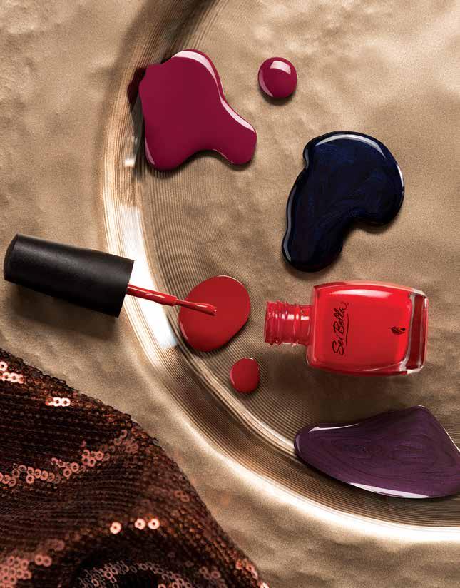 Add a bright spot of colour with Sei Bella Nail Polishes and watch them shine at your special events.