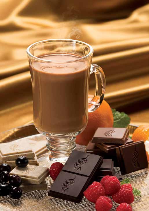 DELECTABLES GOURMET HOT COCOA Add 3 rounded tablespoons (38 g) of Delectables Gourmet Hot Cocoa to 180 240 ml of hot milk or water. Stir until smooth.