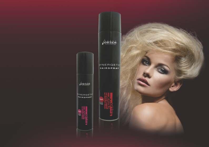SYNERGETIC H A I R S P R AY Aerosol hairspray with an ultra-strong hold.