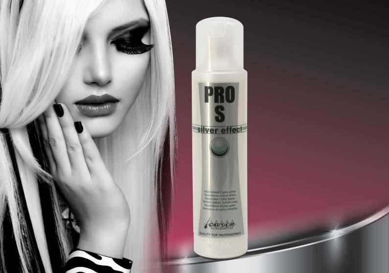 PRO s Silver Effect Shampoo Eliminates yellow and brassy tones from blonde & white hair