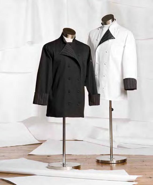 Mitered breast pocket, knot buttons, thermometer pocket, finished cuffs and collar, reinforced bar tacking, reversible closure. #0487 12 units per size, 144 minimum Step 1 Choose your coat body color.