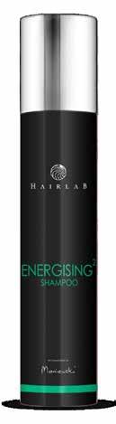 It contains active plant extracts such as ginseng and burdock extracts, which strengthen hair and prevent its