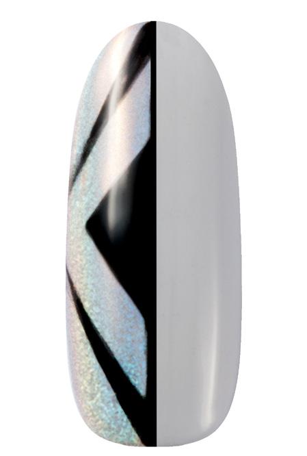 OPISTEPBYSTEP OPISTEPBYSTEP FUNDA-METAL ELEMENTS CHROME-MAGNUM Apply coat of GelColor Base Coat to a properly prepped nail. Cap the free edge. Cure 0 seconds in Dual Cure LED Light.