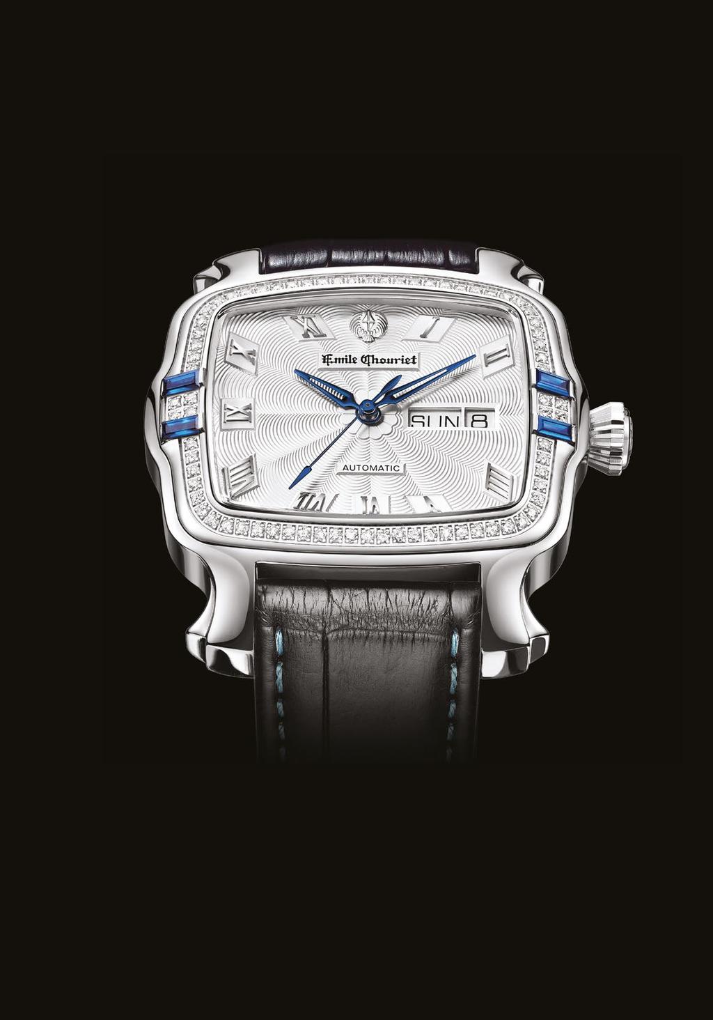 109 TRADITION COLLECTIONS 110 PEARL THE SWISS ART OF WATCHMAKING TO WIN OVER THE HEART OF THE EMPERORS OF THE ORIENT Emile Chouriet chose to commemorate the first commercial relations between Swiss