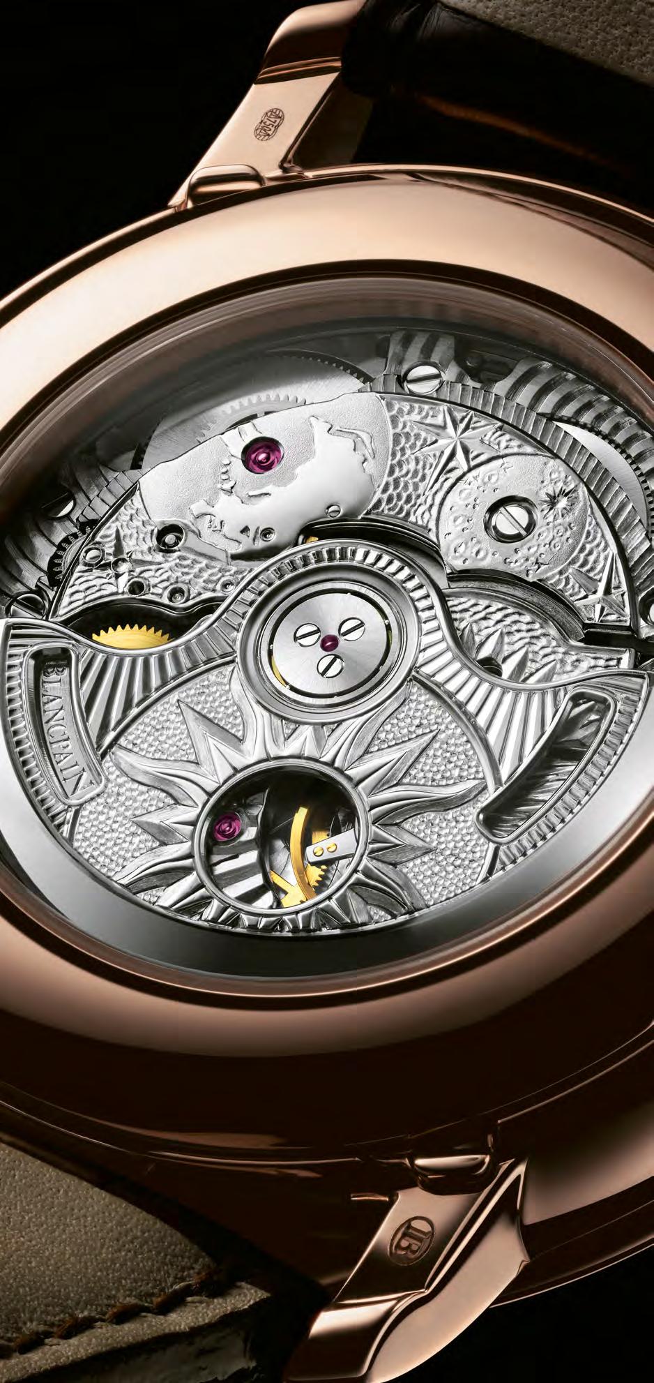 6638-3631-55B ÉQUATION DU TEMPS MARCHANTE CALIBRE 3863 Limited edition of 188 72-hour power reserve Running equation of time Perpetual calendar Retrograde moon phases Small seconds