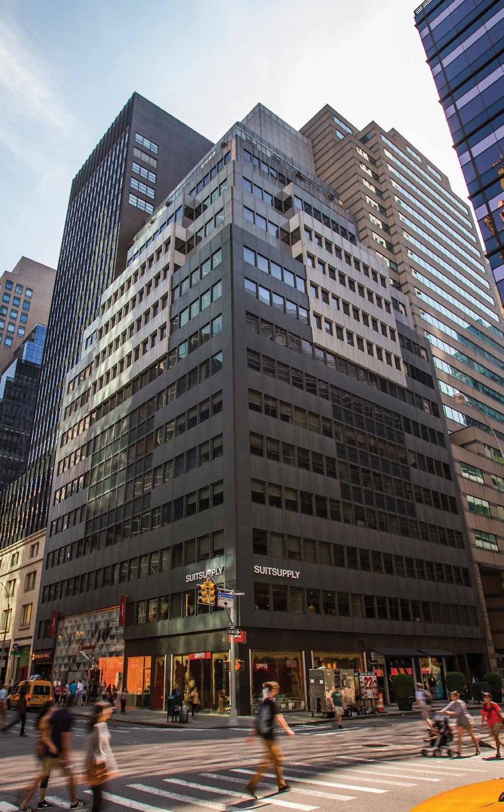GLA: 150,000 sf retail, office Baccarat Molton Brown Camper Suitsupply Barneys New York Bally Calvin Klein DKNY 841 MADISON AVENUE NEW YORK, NY Located in Midtown Manhattan with views of