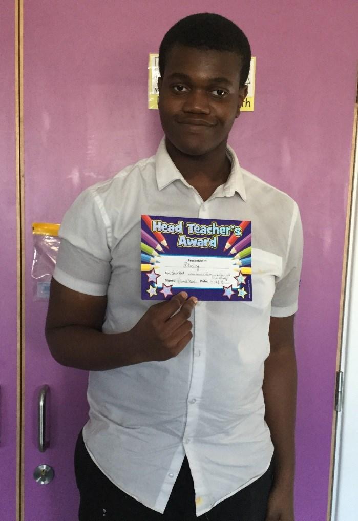 Blessing Abiodun (Ocean Class) - Blessing showed great communication skills while out shopping.