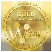Gold at the 2015 Wine & Spirits Wholesalers