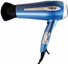 1600W HAIR DRYERS Blue ISOBDB1600W-230 COMPACT high powered (120-230v, 1600w) two speeds for variable styling solutions Cold Shot feature for instant cooling collapsible handle to store/take