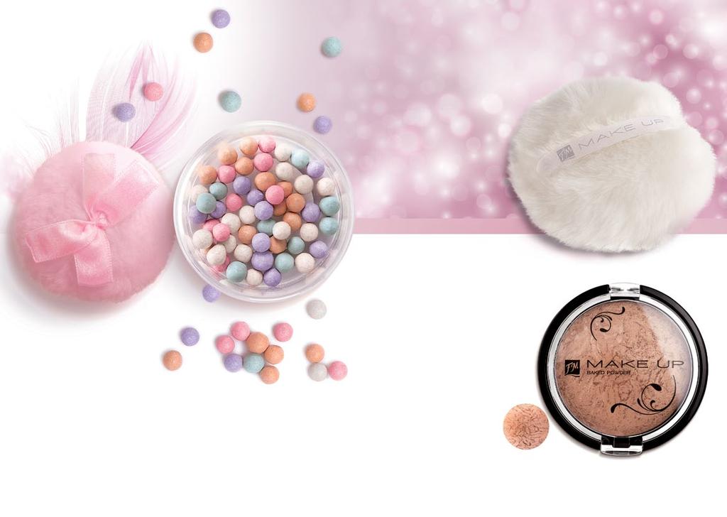 Pearly glow SHIMMERY POWDER PUFF shimmery powder puff exclusive powder puff, indispensable while putting on evening make-up for special occasions microscopic pearl particles beautifully illuminate