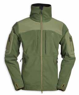 Pockets lined with wind-proof fabric Pit-zips with two zipper pulls Anatomically formed sleeves with thumb loop for ease of entry TT IDAHO PULLOVER 7653-412 moss XS 3XL