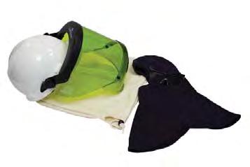 ARCGUARD FACESHIELD KITS ARCGUARD FACESHIELD KIT KITHP12AG ARCGUARD FACESHIELD KIT KITHP20AG Faceshield with hard hat & slotted adapter UltraSoft Balaclava Safety Glasses Faceshield Bag See through
