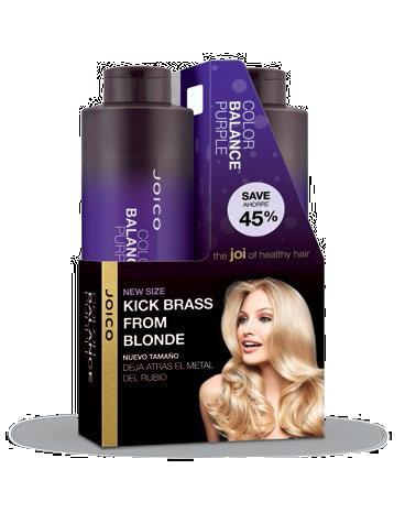 Now banish brass from lightened brunettes and blondes by the liter OPENER!