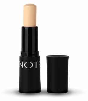 01 Ivory 03 Sand 02 Beige 04 Medium Sand FULL COVERAGE STICK CONCEALER Argan Oil / Soy Protein It ensures high concealing for dark circles and imperfections in one