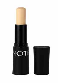 CONCEALER FULL COVERAGE STICK CONCEALER ARGAN OIL SOY PROTEIN While argan oil and soya protein in its content helps protection of eye contour, it ensures high concealing for purple spots and signs in