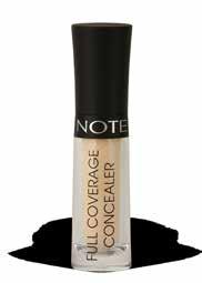 FULL COVERAGE LIQUID CONCEALER ARGAN OIL SOY PROTEIN While argan oil and soya protein in its content helps protection of eye contour, it ensures high concealing for dark circles and imperfections in