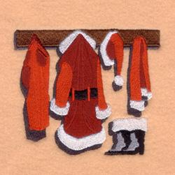Santa's Suit CD110907TF Stitches:29397 3.42" H X 3.