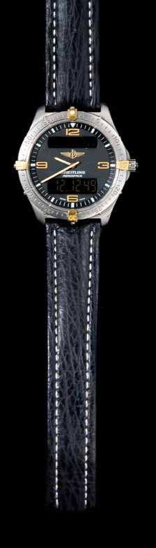 7* A Titanium and Yellow Gold Ref. F65362 Repetition Minutes Wristwatch, Breitling, 40.