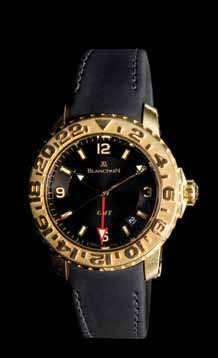 17 An 18 Karat Rose Gold GMT 24 Limited Edition Wristwatch, Blancpain, number 3 in a limited edition of 100, 40.