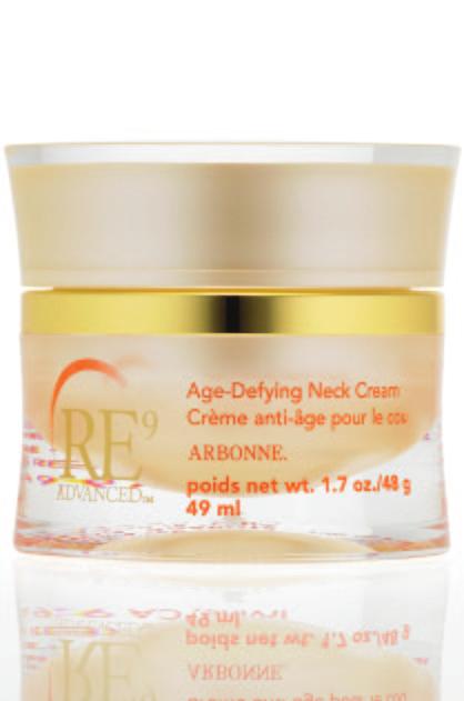 anti-aging RE9 Advanced Age-Defying Neck Cream blemishes basics cosmetics aromatherapy balance teen baby healthy living nutrition Visibly firms and tightens the décolleté and neck to smooth the